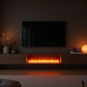 Azurite elektrische inbouwhaard